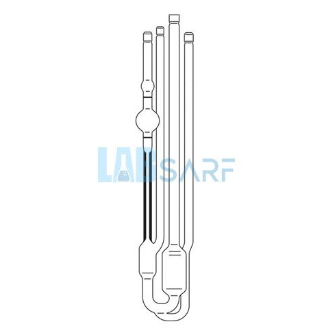 4 Uçlu Ubbelohde Viskozimetreler (DIN)